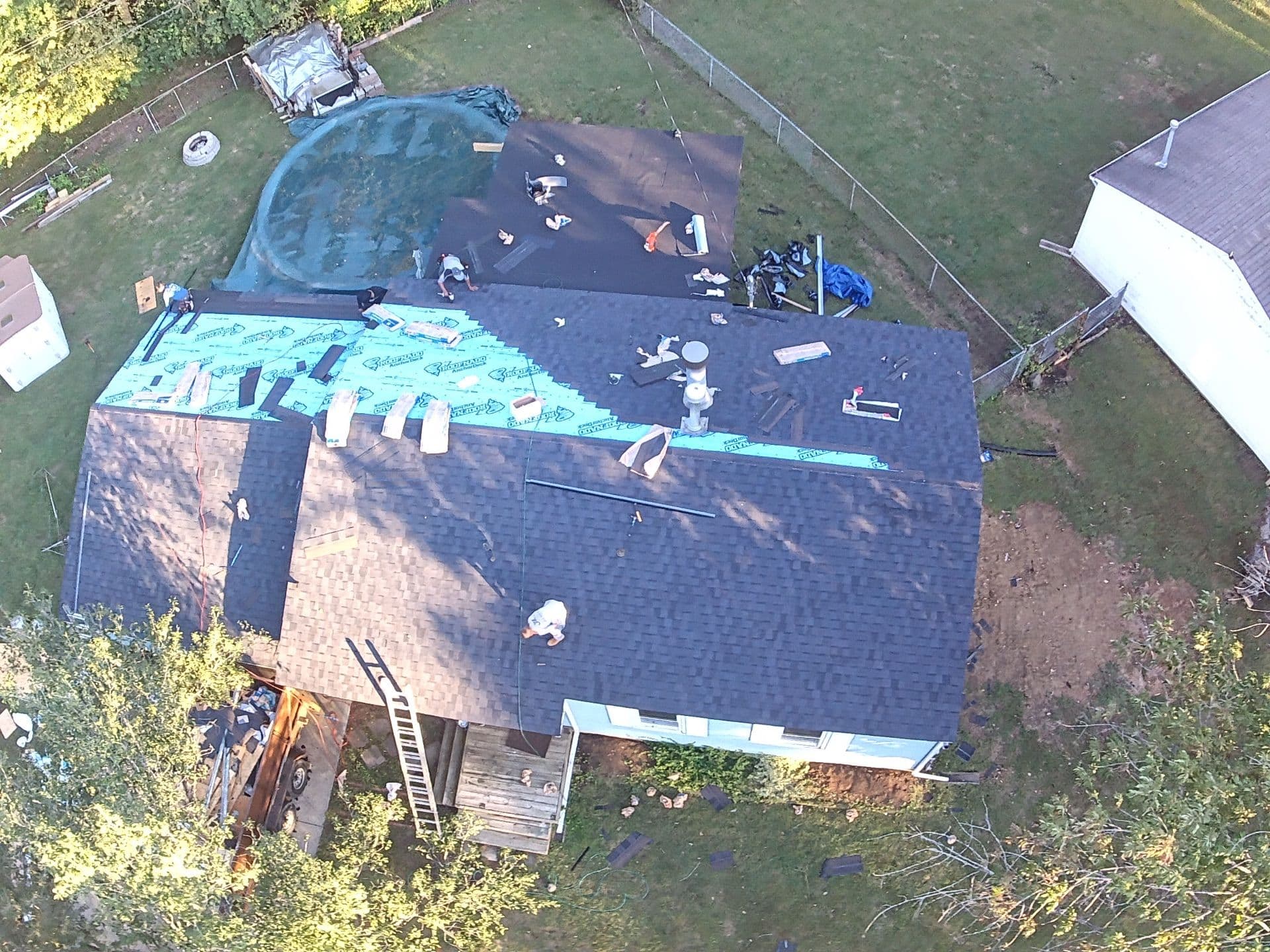 Gallery photos for Moire Black Shingle Installation in Grandview Missouri: Image #3